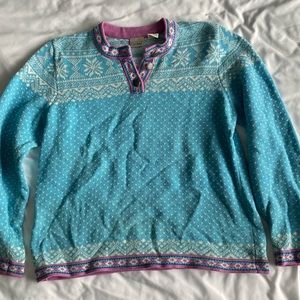 LL Bean Fair Isle Sweater